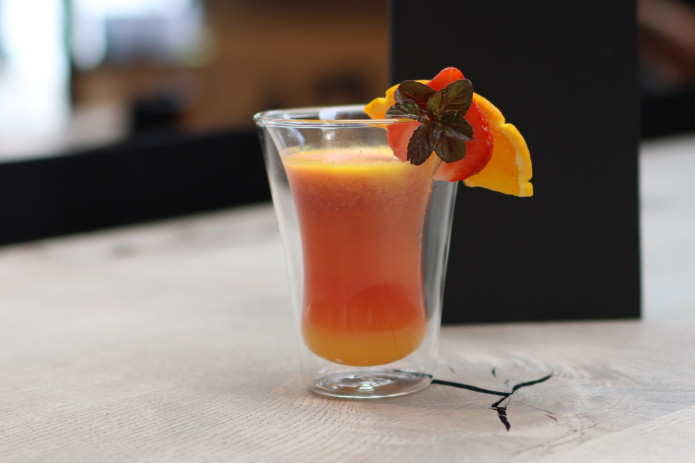 Neu im Bistro: Strawberry Sunrise