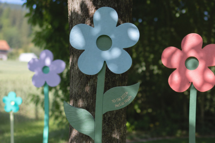 Personalisierte Bäraublumen